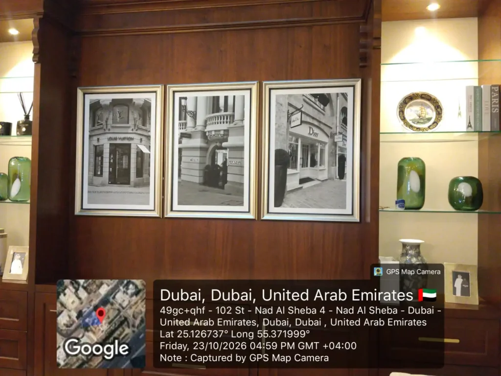 Paintings hanged by smart hands team
