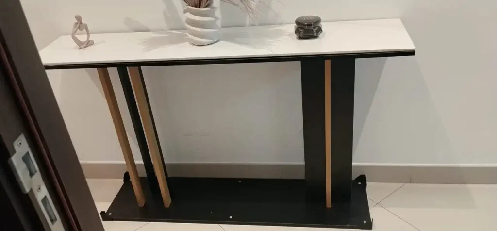 Table need to be installed properly