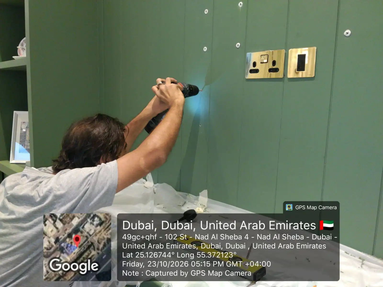 Drilling to mount tv 